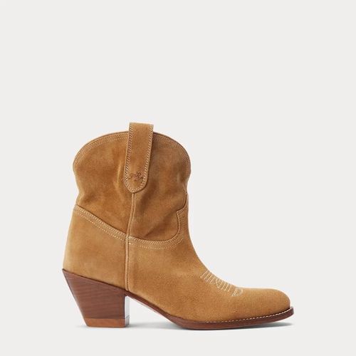 Bottes Western En Vachette Velours