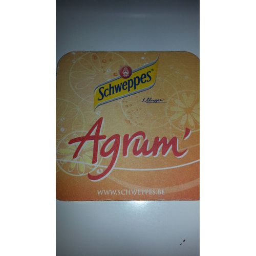Sous-Bock Schweppes Agrum'