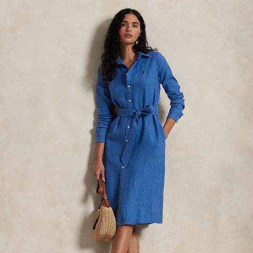 Robe-Chemise Ceinturée En Lin