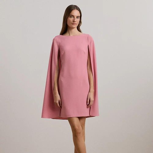 Robe De Cocktail À Cape En Georgette