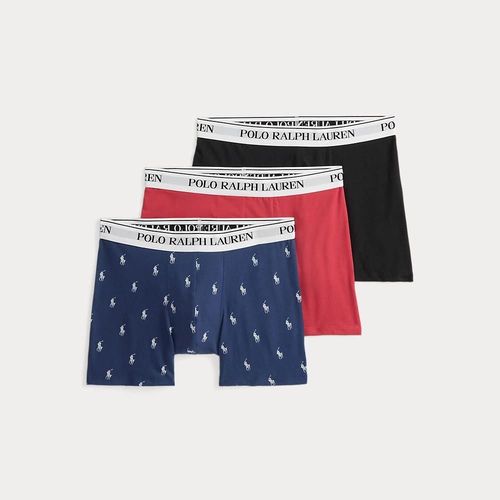 Lot De Trois Slips-Boxers Coton Stretch