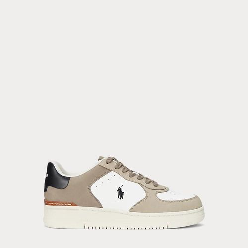 Baskets Masters Court En Nubuck Et Cuir