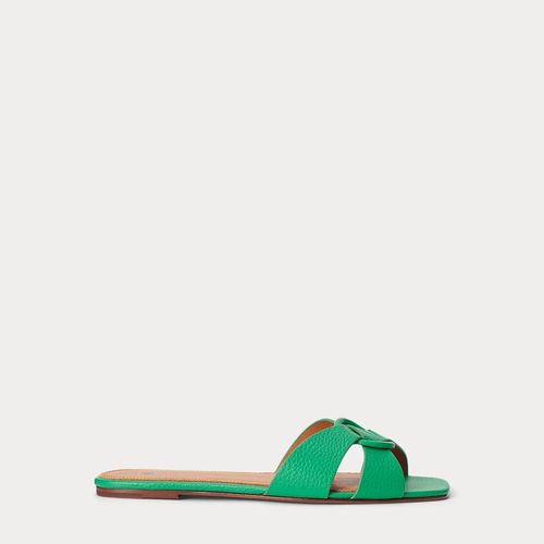 Sandales Anneau En O En Cuir Chagrin