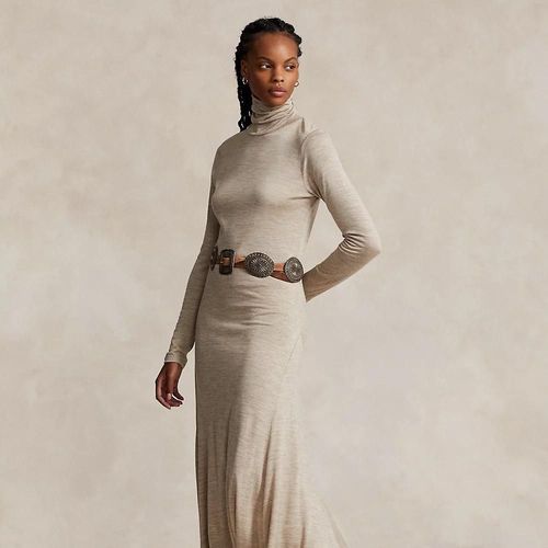 Robe À Col Roulé En Laine Mélangée
