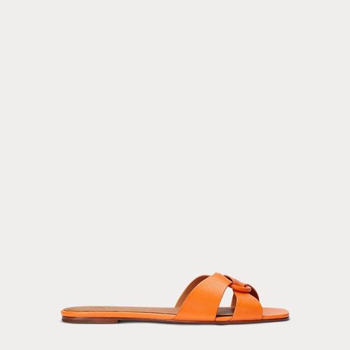 Sandales Anneau En O En Cuir Chagrin
