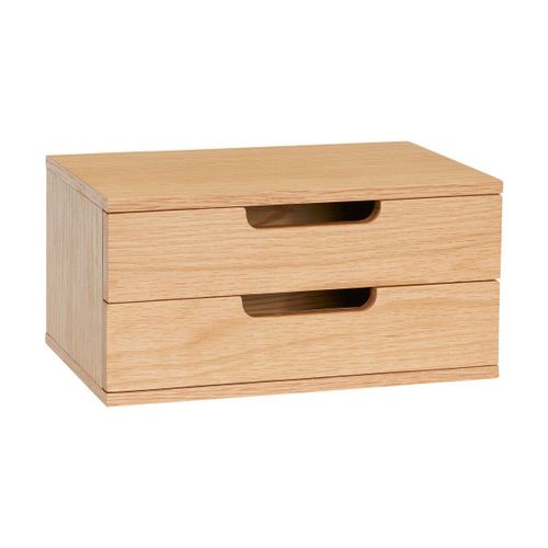 Table De Chevet Murale En Bois De Chêne Naturel 30x20x15cm Athand - Hübsch