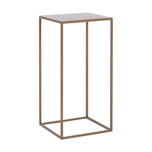 Table D'appoint Carrée Gold En Métal Tensio - Custom Form