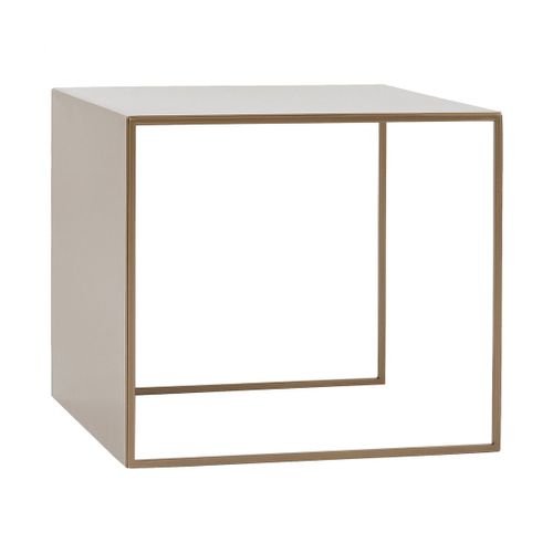 Table Basse Carré En Métal Gold 2 Wall - Custom Form