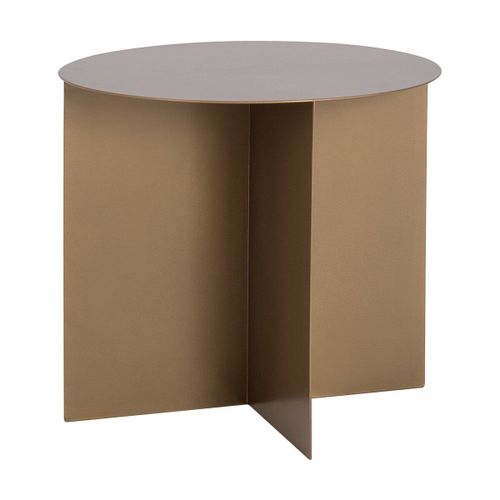 Table Basse Ronde En Métal Gold Oli - Custom Form