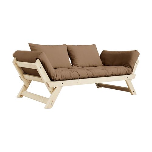 Canapé 2 Places Convertible Marron Bebop - Karup Design