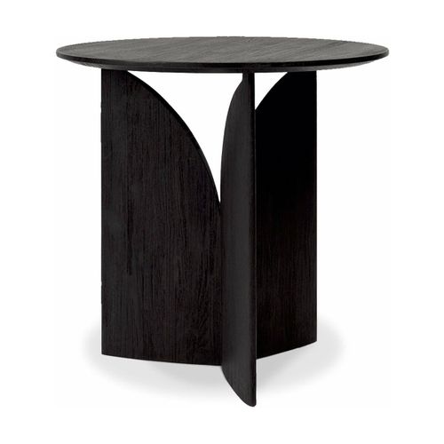 Table D'appoint Noire En Teck Fin - Ethnicraft Accessories