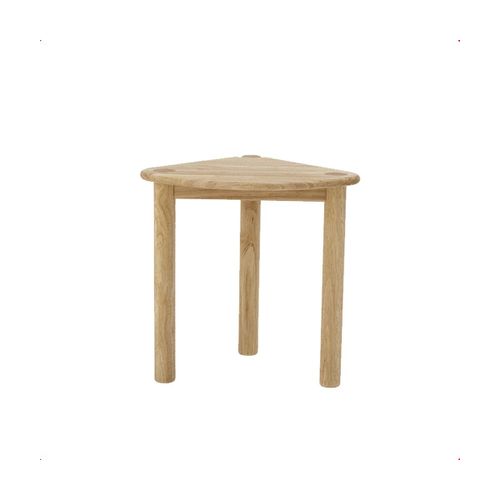 Table D'appoint Triangulaire En Bois D'hévéa Naturel 46 Cm Kassia- Bloomingville