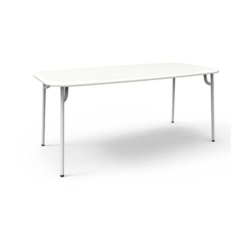 Table De Jardin Rectangulaire Blanche 180 Cm Week-End - Petite Friture