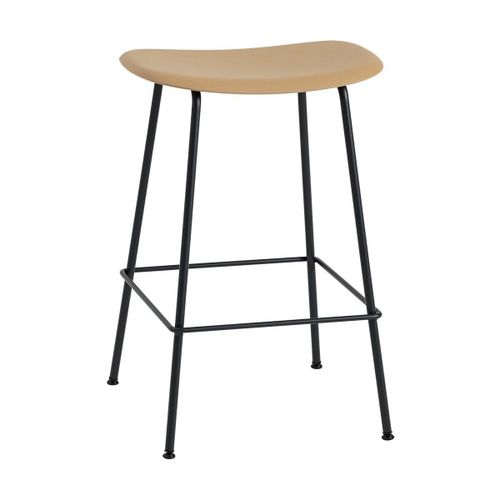 Tabouret De Bar 65cm Ocre Piétement Tubes Fiber - Muuto
