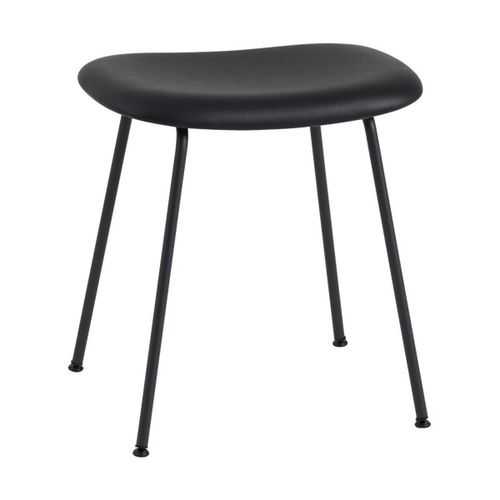 Tabouret Noir Piétement Tubes Fiber - Muuto