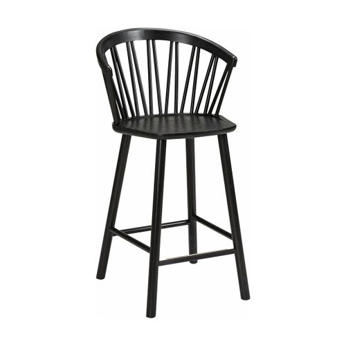 Fauteuil De Bar En Frêne Noir 63 Cm Zigzag - Hans K