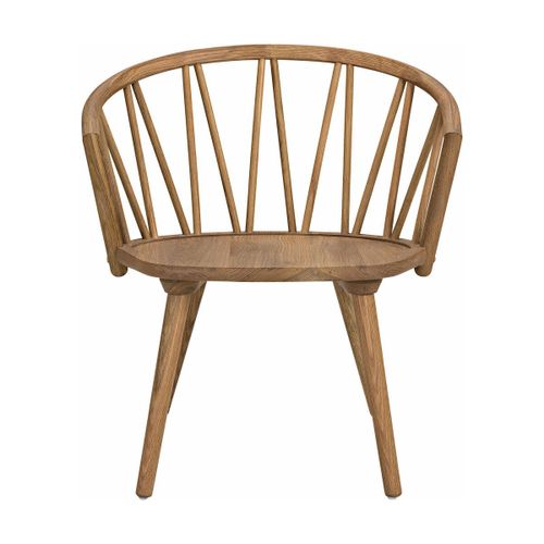 Fauteuil Lounge En Chêne Huilé Zigzag - Hans K