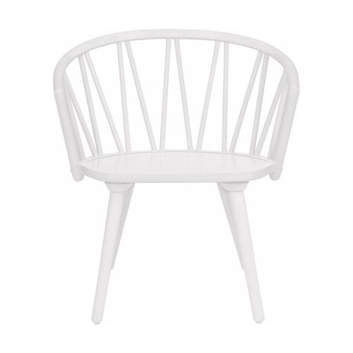 Fauteuil Lounge En Bouleau Blanc Zigzag - Hans K