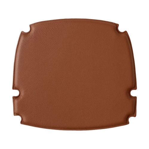 Coussin De Chaise En Cuir Cognac 52 X 47 Cm Drawn Hm4 - &tradition