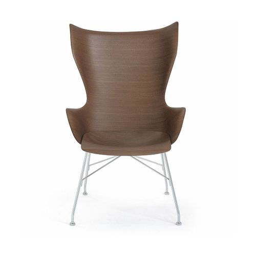 Fauteuil En Bois De Frêne Foncé K/Wood - Kartell