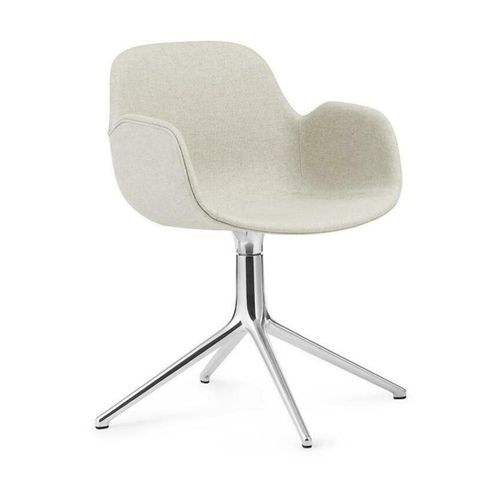Fauteuil Form Pivotant 4l Full Uph. Mlf20 Alu - Normann Copenhagen