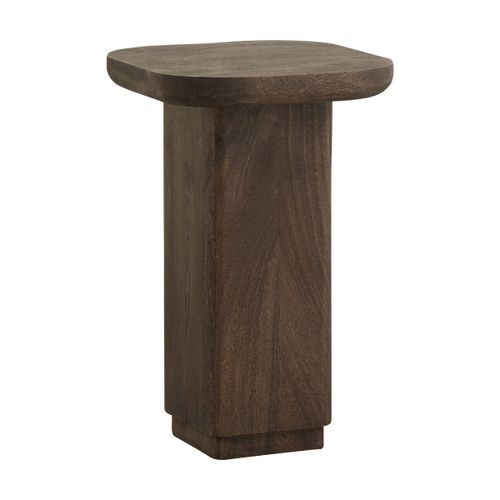 Table D'appoint En Bois De Manguier Marron 32 X 48,5 Cm Toke - Nordal
