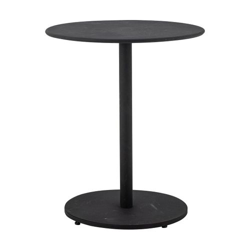 Table De Bistro Ronde En Métal Noir 60cm Rafah - Bloomingville