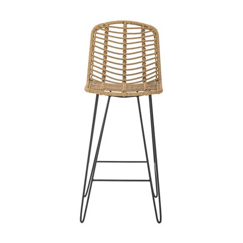 Chaise De Bar En Polyrotin 108cm Vargas - Bloomingville