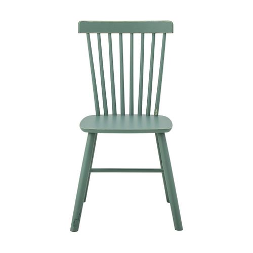 Chaise De Salle À Manger En Bois D'hévéa Vert Mill - Bloomingville