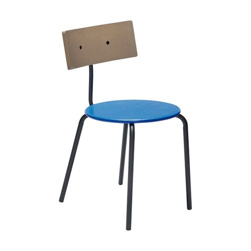 Chaise De Salle À Manger En Frêne Bleu Koi - Hübsch