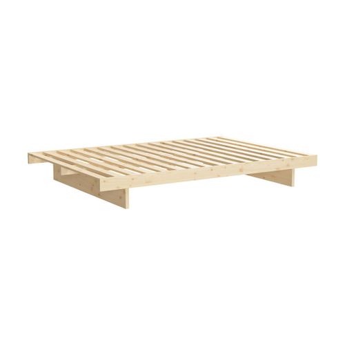 Sommier En Bois De Pin Naturel 120x200cm Kanso - Karup Design