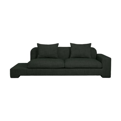 Canapé 2 Places Angle Droit En Polyester Vert Melange Bay - Broste Copenhagen