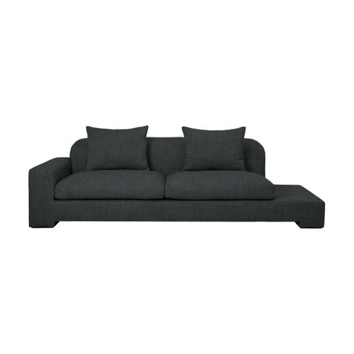 Canapé 2 Places Angle Gauche En Polyester Vert Melange Bay - Broste Copenhagen