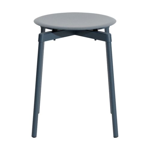 Tabouret Extérieur En Métal Gris Bleu 45cm Fromme - Petite Friture