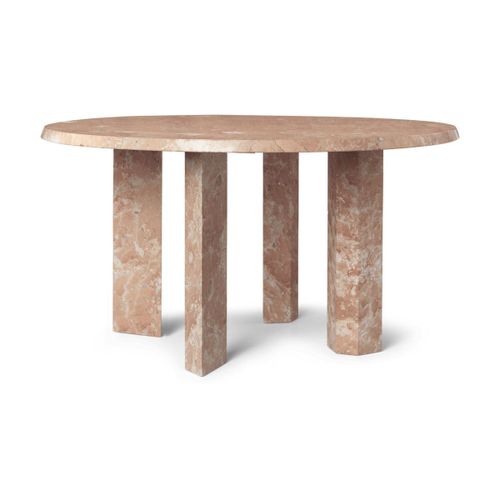 Table Basse En Marbre Rose 67x35cm Taula - Ferm Living