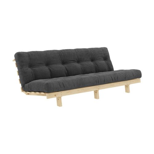 Canapé Convertible En Bois De Pin Et Matelas Charbon 130x200cm Lean - Karup Design
