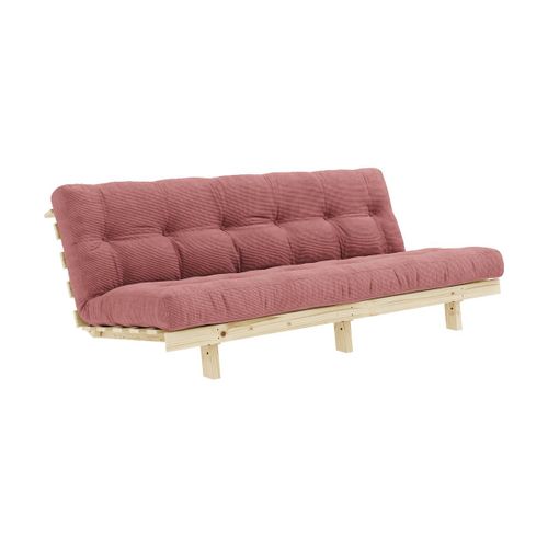 Canapé Convertible En Bois De Pin Et Matelas Rose 130x200cm Lean - Karup Design