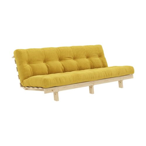 Canapé Convertible En Bois De Pin Et Matelas Miel 130x200cm Lean - Karup Design