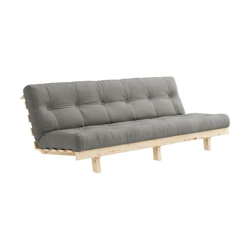 Canapé Convertible En Bois De Pin Et Matelas Gris130x200cm Lean - Karup Design