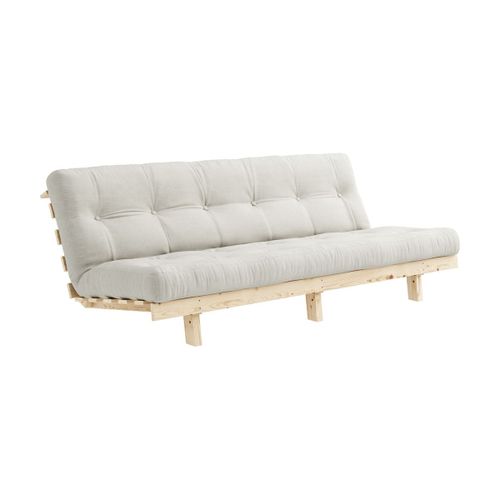 Canapé Convertible En Bois De Pin Et Matelas Naturel 130x200cm Lean - Karup Design