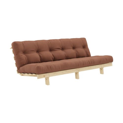 Canapé Convertible En Bois De Pin Et Matelas Argile 130x200cm Lean - Karup Design