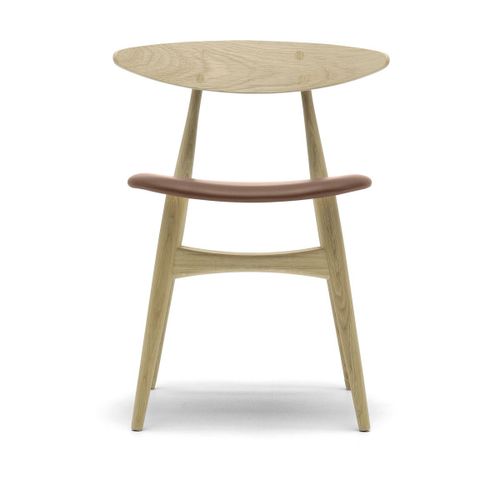 Chaise En Chêne Huilé Et Assise En Cuir Thor 325 74cm Ch33p - Carl Hansen & Søn