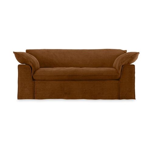 Canapé En Tissu Royal Velvet Caramel 204cm Nomad - Hkliving