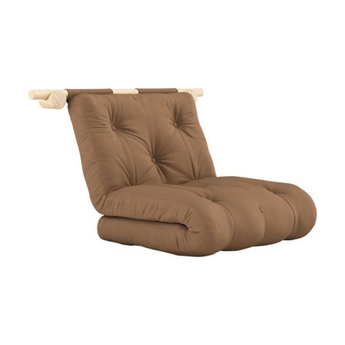 Fauteuil Convertible En Coton Mocca 75x200cm Hooked - Karup Design