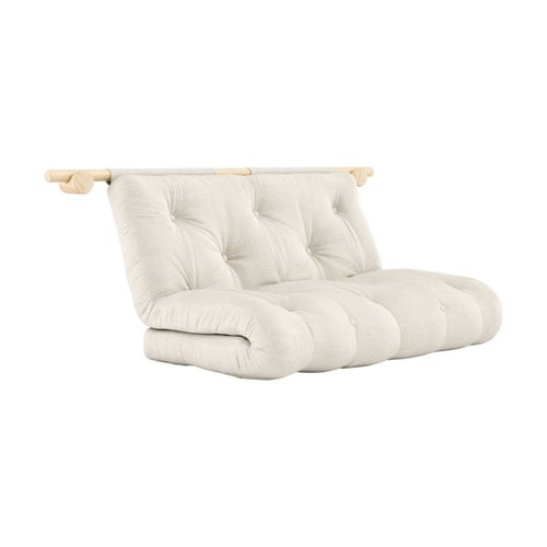 Canapé Convertible En Coton Et Lin 135x200cm Hooked - Karup Design