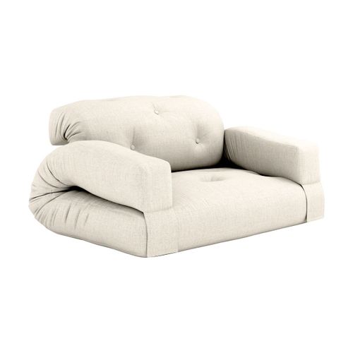 Canapé Convertible En Coton Et Lin 140x122x70cm Hippo - Karup Design