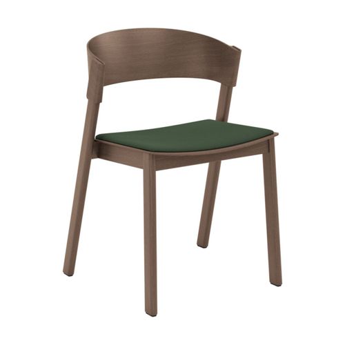 Chaise En Chêne Laqué Et Assise Vert Foncé 75,4cm Cover - Muuto