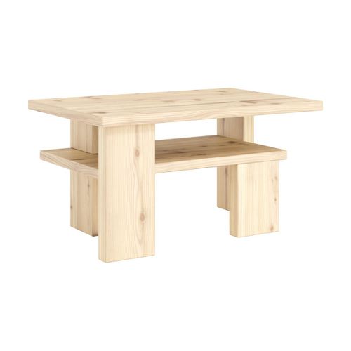 Table Basse En Pin Naturel 68x45x36cm Japan - Karup Design