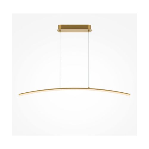 Suspension horizontale en aluminium doré 98cm Light Reflection - Maytoni