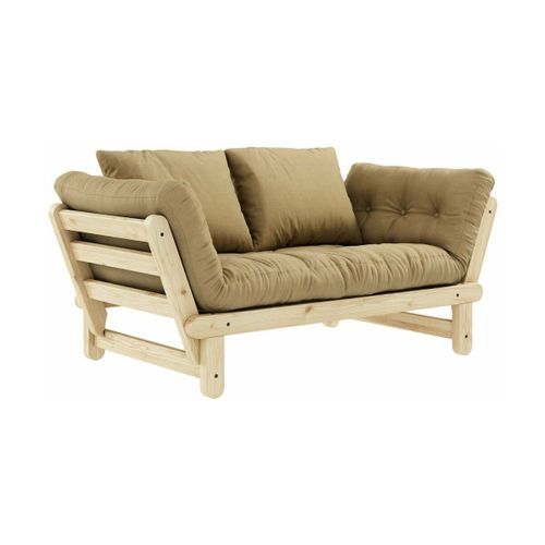 Canapé Convertible 2 Places Beige Blé Beat - Karup Design